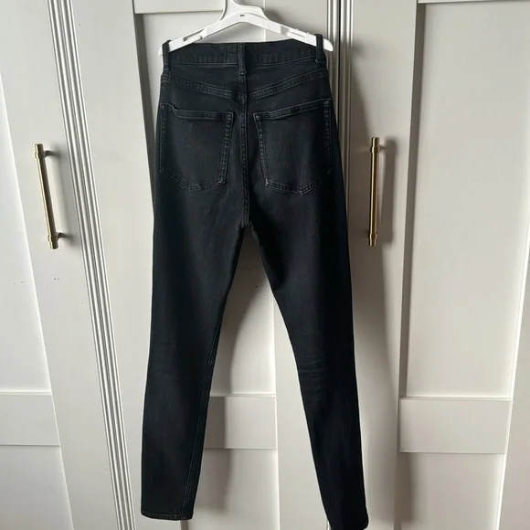 Reformation high waisted black skinny jeans - Picture 8 of 10